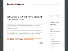 Tablet Screenshot of inspire-create.com